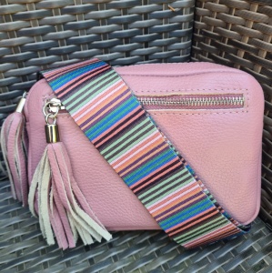 SILVER HARDWARE Bag Strap - Multi Stripe